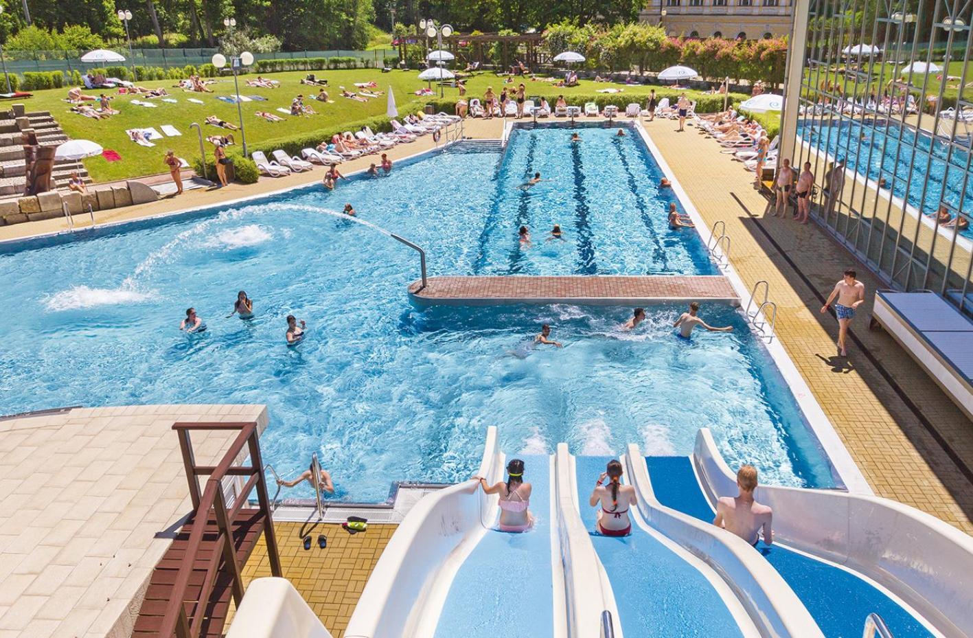 Hotel Three Lilies Inkl Aquaforum Франтішкови-Лазнє Екстер'єр фото